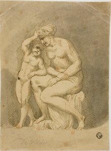 Venus und Amor von Samuel de Wilde