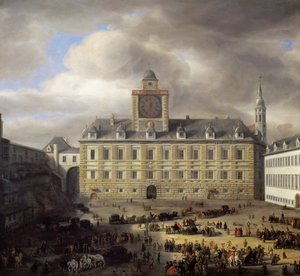 Hauptplatz innerhalb der Kaiserburg in Wien