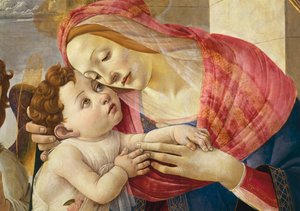 Jungfrau und Kind (Detail) von Sandro Botticelli