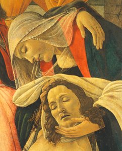 Beweinung Christi (Detail) von Sandro Botticelli