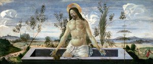 Predella-Panel, die Auferstehung darstellend, vom St. Barnabas-Altar von Sandro Botticelli