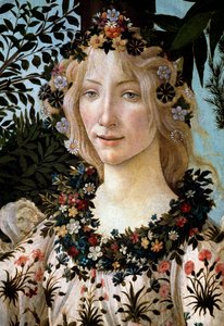 Der Frühling (Detail) von Sandro Botticelli