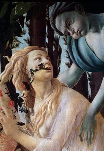 Der Frühling. Detail: Zephyr ergreift Chloris, die einen transparenten Schleier trägt