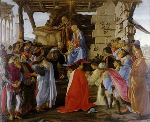 Anbetung der Könige von Sandro Botticelli