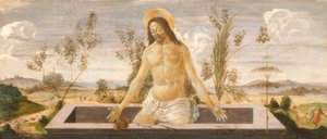 Christus im Grabe von Sandro Botticelli