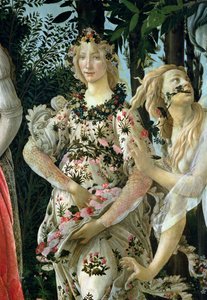 Detail von Flora als Stunde des Frühlings aus der Primavera