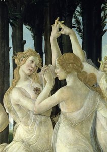 Detail von zwei der drei Grazien aus der Primavera
