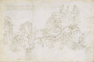 Zeichnungen für Dantes Göttliche Komödie (Purgatorio 31) von Sandro Botticelli