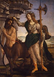 Pallas Athene und der Zentaur, 1482