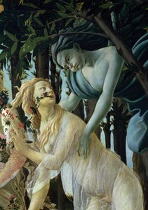 Primavera: Detail von Zephyr und Flora