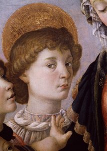 Heiliger Johannes von der Jungfrau und dem Kind von Sandro Botticelli