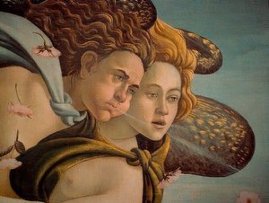 Die Geburt der Venus (Detail)