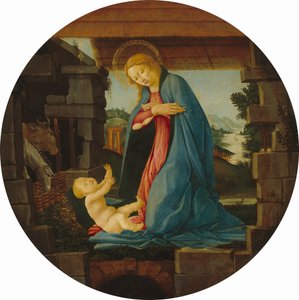Die Jungfrau, die das Kind anbetet, 1480-1490