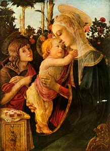 Jungfrau und Kind mit dem jungen Johannes dem Täufer, 1470-1475, 1937 von Sandro Botticelli