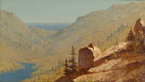 Eine Skizze am Mount Desert, Maine von Sanford Robinson Gifford