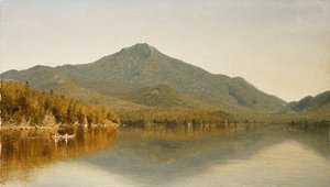 Mount Whiteface vom Lake Placid in den Adirondacks, 1863