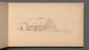 Skizzenbuch, Seite 14: Berlin Falls, 2. September 1859