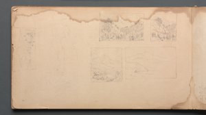 Skizzenbuch, Seite 39: Maine Landschaftsvignetten