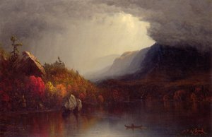 Studie eines herannahenden Sturms am Lake George von Sanford Robinson Gifford