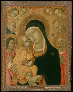 Madonna mit Kind und den Heiligen Johannes der Täufer, Hieronymus, Peter Martyr