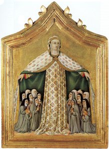 Madonna della Misericordia Madonna der Barmherzigkeit, 1440er Jahre von Sano di Pietro