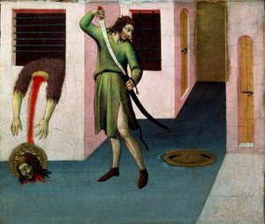 Die Enthauptung von Johannes dem Täufer, 15. Jahrhundert