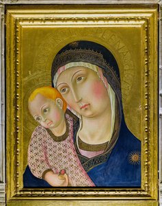 Madonna der Säule von Sano di also Ansano di Pietro di Mencio Pietro