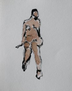 Abstrakte Aktfigur