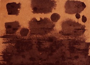Abstrakte Sepia-Landschaft