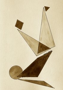 Balancierende geometrische Figur von Santhosh ch
