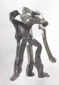 Dynamische Tintenfiguren von Santhosh ch