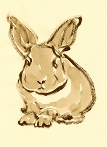 Sanfte Hasenskizze von Santhosh ch