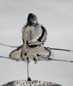 Samurai-Meditationsskizze