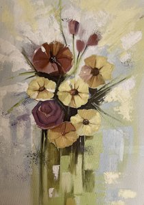 Lebendige moderne Blüten