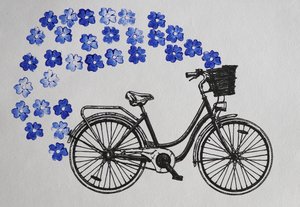 Launische Fahrradblüten von Santhosh ch