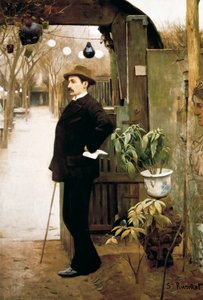 Porträt des Malers Miguel Utrillo (1862-1934) während seines Aufenthalts in Paris