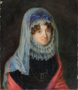 Porträt von Lucy Byng, verwitwete Gräfin von Bradford (1766-1844) von Santo Panario