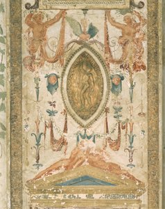 Pilaster mit grotesker Dekoration von Sanzio of Urbino (workshop) Raphael