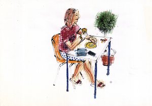 Café, 2009 von Sara Hayward