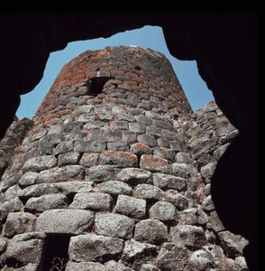 Der Nuraghe Santu Ante (1900-730 v. Chr.) von Sardinia Nuragic Civilization