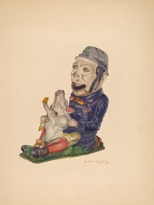 Spielzeugbank: Paddy und das Schwein, ca. 1938