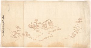 Landschaft im chinesischen Stil von Sasaya (workshop of)