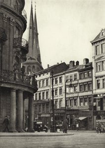 Berlin: Blick in die Poststraße (s/w Foto) von Sasha Stone