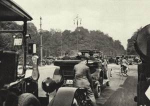 Berlin: Tiergarten; Großer Stern (s/w Foto)