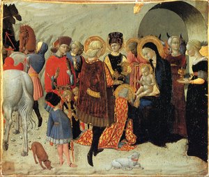 Die Anbetung der Heiligen Drei Könige, ca. 1435