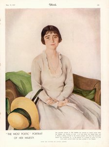 Porträt Ihrer Majestät Königin Elizabeth (1900-2002) aus 