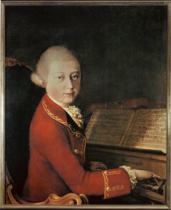 Mozart in Verona von Saverio dalla (after) Rosa