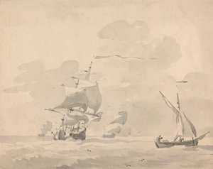 Schiffe auf See