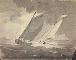 Zwei Segelboote