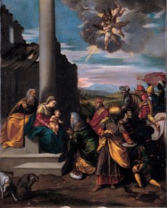 Die Anbetung der Könige, 1575-1580